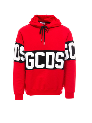 Gcds Logo Drawstring Hoodie