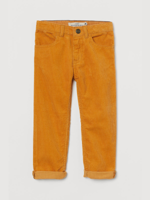 Slim Fit Corduroy Pants