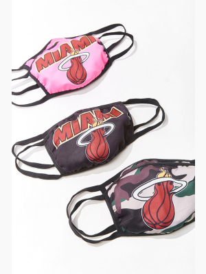 Miami Heat Face Mask Set - Assorted 2 Pack