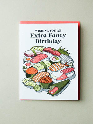 Extra Fancy Birthday Card