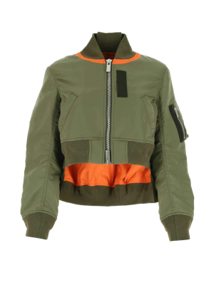 Sacai Cropped Bomber Jacket