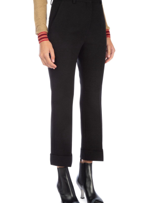 Fendi Tailored Cropped Trousers