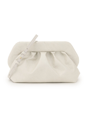 Themoirè Bios Papar Effect Strapped Clutch Bag