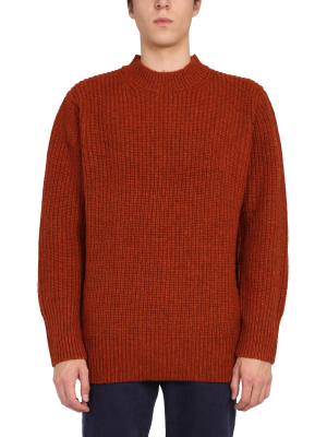 Ymc Crewneck Ribbed Jumper