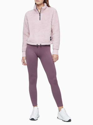 Performance Fleece 1/4 Zip Cropped Sweatshirt