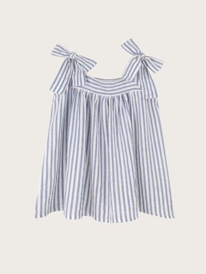 Kids On The Moon Bow Top - Saint Tropez