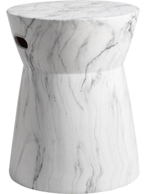 Barrett Marble Garden Stool