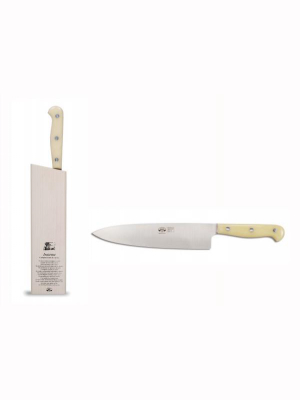 Coltello Chef's Knife 9" - White Lucite