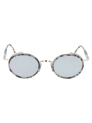 Thom Browne Eyewear Round Frame Sunglasses