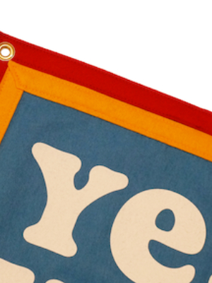 Kelle Hampton X Oxford Pennant - Yes You Can Camp Flag