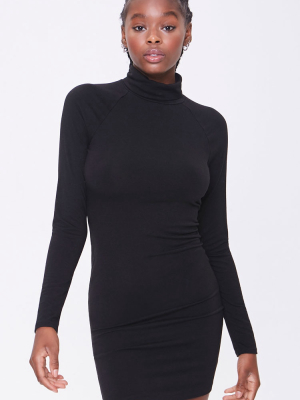 Turtleneck Mini Dress