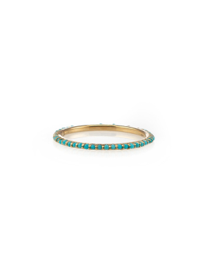 Turquoise Eternity Band