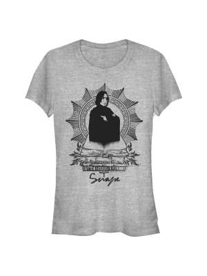 Junior's Harry Potter Professor Snape Frame T-shirt