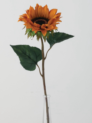 Sullivans Artificial Sunflower Stem 27"h