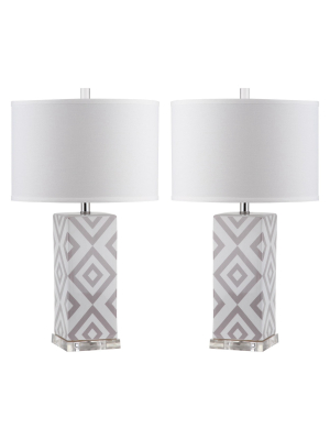 Parker Table Lamp (set Of 2) - Safavieh