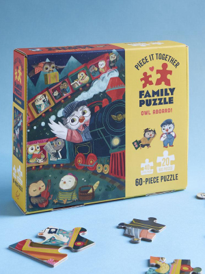 Piece It Together Family Puzzle: Owl Aboard!