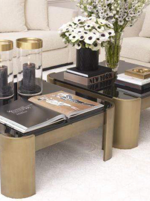 Eichholtz Courrier Coffee Table - Gold & Black