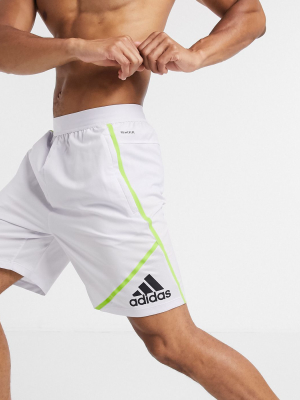 Adidas Training Shorts In White