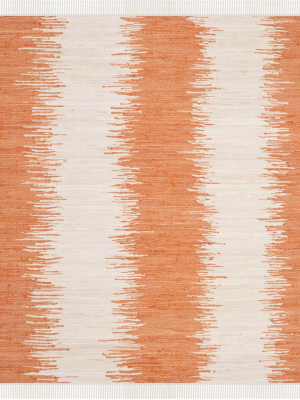 Montauk Frequency Orange Area Rug