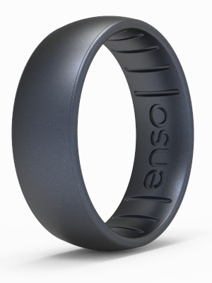 Elements Classic Silicone Ring - Black Pearl