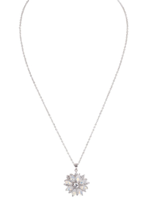 Lisann Necklace-rhodium White