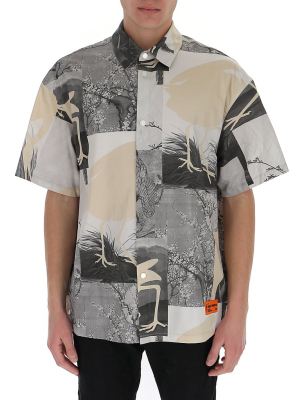 Heron Preston Patchwork-print Shirt