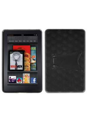 Mybat For Amazon Kindle Fire 1st Gen (2011) Black Smoke Rubber Case Cover W/stand