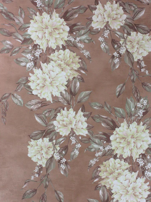 Rhodora Wallpaper In Cream/sage From The Enchanted Gardens Collection By Osborne & Little