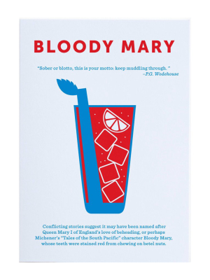 Bloody Mary Greeting Card