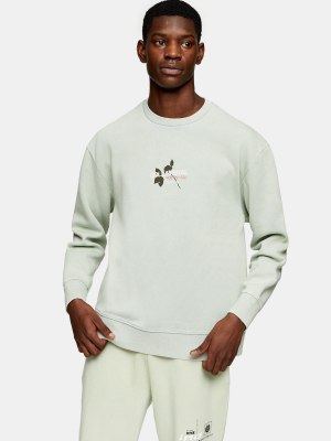 Sage Collateral Print Sweatshirt