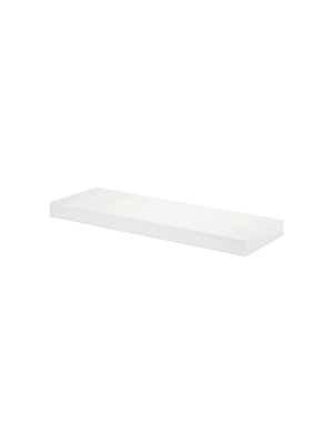 35.5" X 8" Big Boy Basic Shelf White - Dolle Shelving