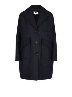 Mm6 Maison Margiela Single-breasted Coat