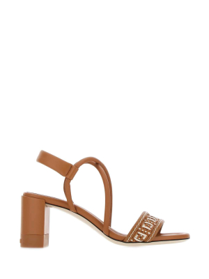 Fendi Ff Interlace Sandals