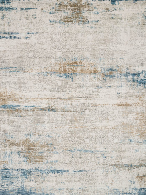 Sienne Rug In Ivory & Azure By Loloi