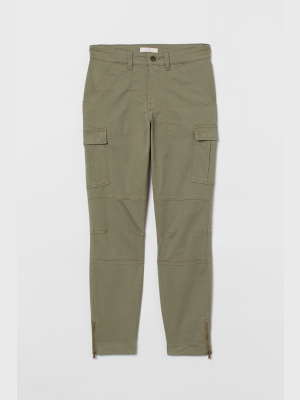 Ankle-length Cargo Pants