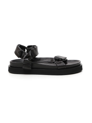 Jil Sanders Velcro Strappy Sandals