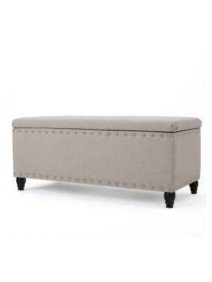 Tatiana Storage Ottoman - Christopher Knight Home