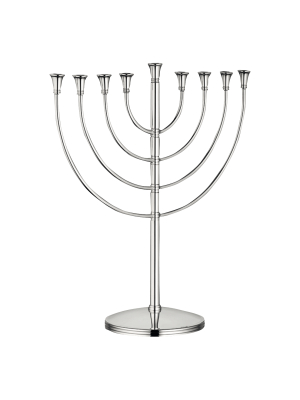 Silverplate Menorah