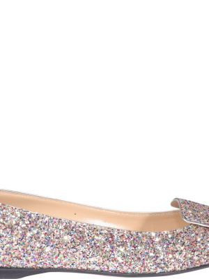 Sergio Rossi Pointed-toe Ballerina Flats