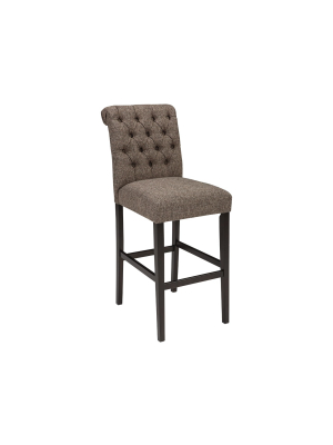 Tall Tripton Uph Barstool Graphite - Signature Design By Ashley