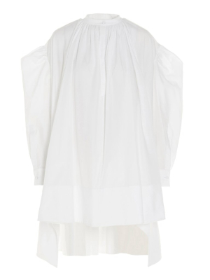 Alexander Mcqueen Oversized Pleated Blouse