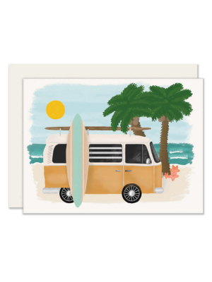 Surfboard Van Card - Ss2