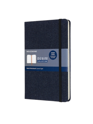 Moleskine Limited Edition Denim Large Ruled Hard Cover Notebook