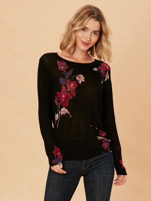 Soft Lightweight Printed Sweater