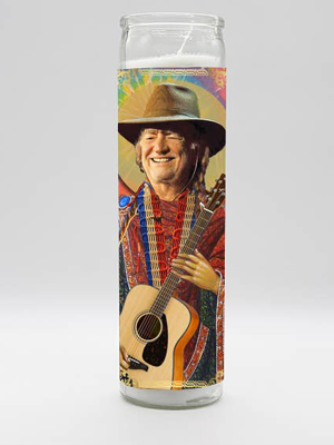 Willie Nelson Candle