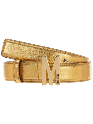 Moschino M Buckle Belt