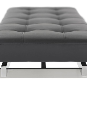 Nuevo Louve Occasional Bench - Black