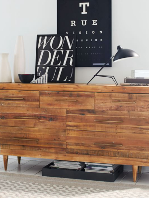 Alexa Reclaimed Wood 7-drawer Dresser - Honey