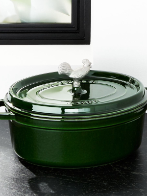 Staub ® 5.75-qt Basil Green Coq Au Vin Cocotte