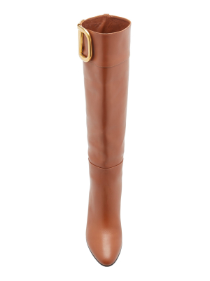 Valentino Garavani Supervee Leather Knee-high Boots